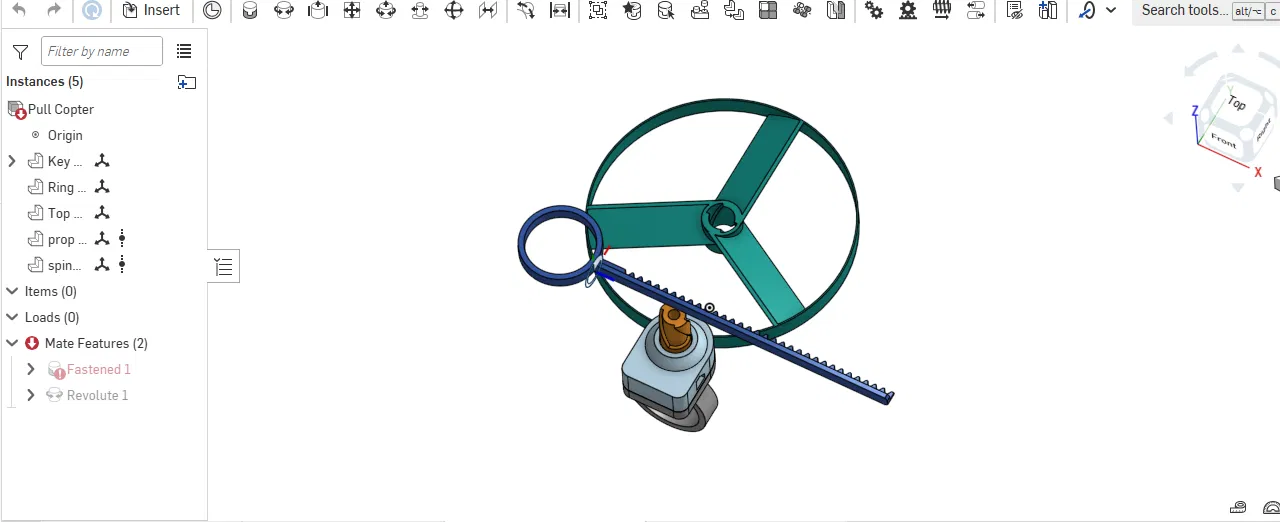 Pull Copter V2 - Đồ Chơi Cánh Quạt Quay Tít, Lắp Ráp Dễ Dàng - Image 1