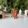 Mô Hình 3D Chó Labradoodle Realistic - Thumbnail 1