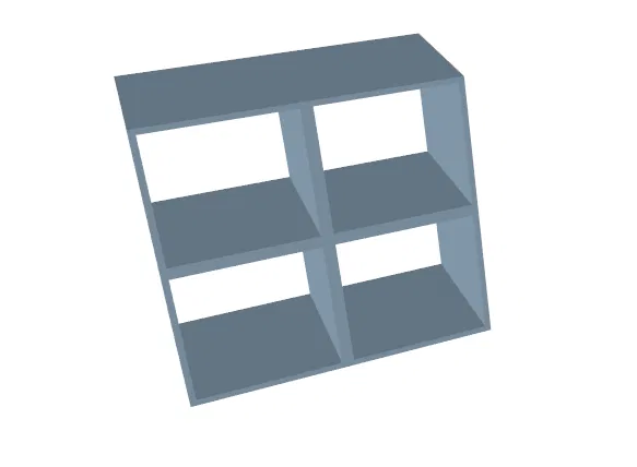 Kệ Cubic 2x2 - Kệ Lưu Trữ Đa Năng In 3D - Image 1