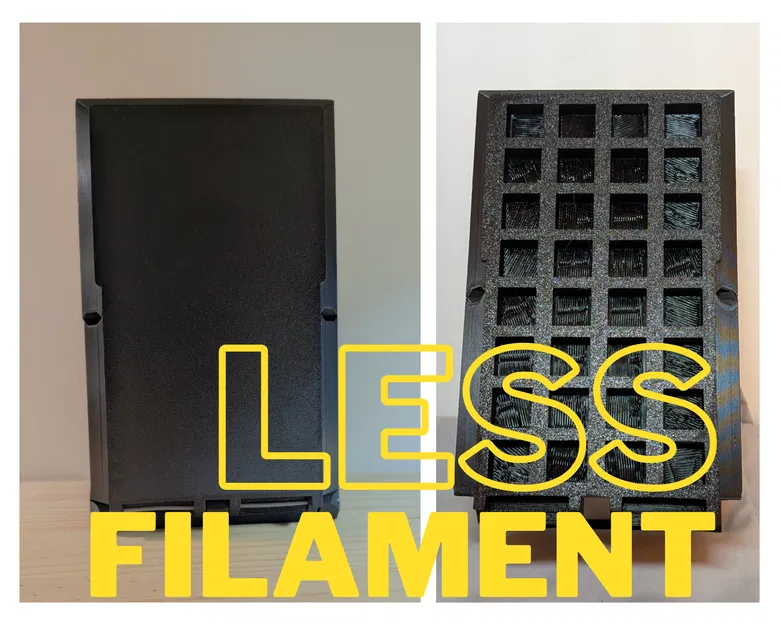 Hộp đựng đồ xếp chồng có cửa mở bên hông. Bản V2: tiết kiệm nhựa, tốn ít không gian hơn! - Image 2