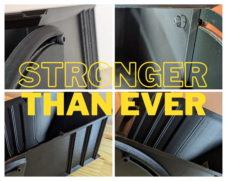 Hộp đựng đồ xếp chồng có cửa mở bên hông. Bản V2: tiết kiệm nhựa, tốn ít không gian hơn! - Image 4