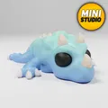 Khủng Long Ba Sừng Dẻo Dễ Thương In 3D (Articulated Flexi Cute Triceratops) - Thumbnail 2