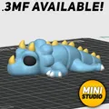 Khủng Long Ba Sừng Dẻo Dễ Thương In 3D (Articulated Flexi Cute Triceratops) - Thumbnail 4