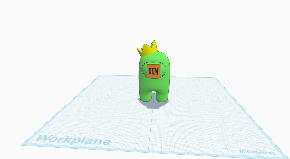 Mô Hình "Among Us" Đội Vương Miện "DUM" - Image 1