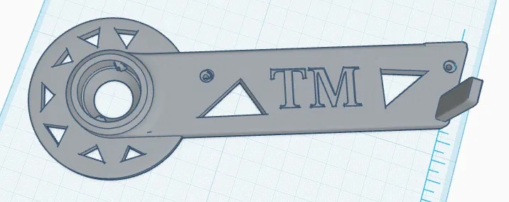 Giá đỡ cuộn sợi nhựa K1 bên phải V5 - Image 1