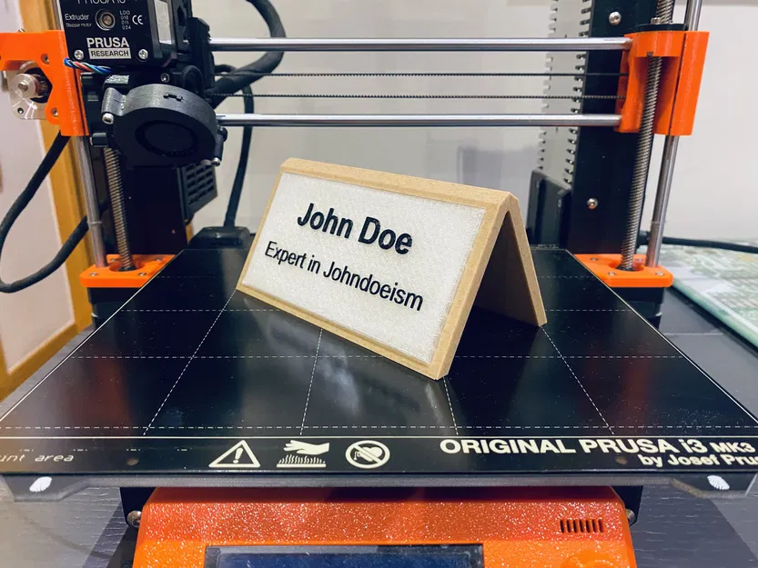 Biển Tên Để Bàn Có Thể Thay Thế - Image 1