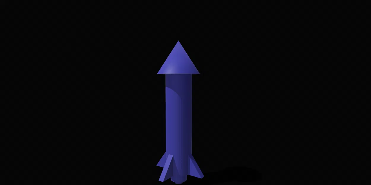 Mô hình tên lửa ODD ROCKET in 3D độc đáo - Image 1