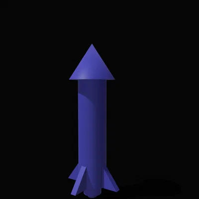 Mô hình tên lửa ODD ROCKET in 3D độc đáo