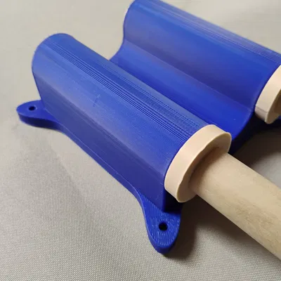 Giá đỡ màn hình VESA 100 dùng thanh gỗ (Wooden Dowels)