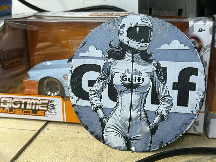 Bảng hiệu Gulf Racing - Image 1