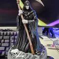 Mô hình in 3D Grim Reaper chi tiết cho góc trưng bày đậm chất Halloween - Thumbnail 1