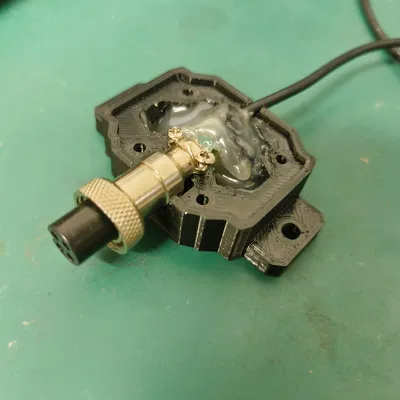 Đế giữ giắc cắm GX12 Female cho thiết bị 3D chuyên nghiệp