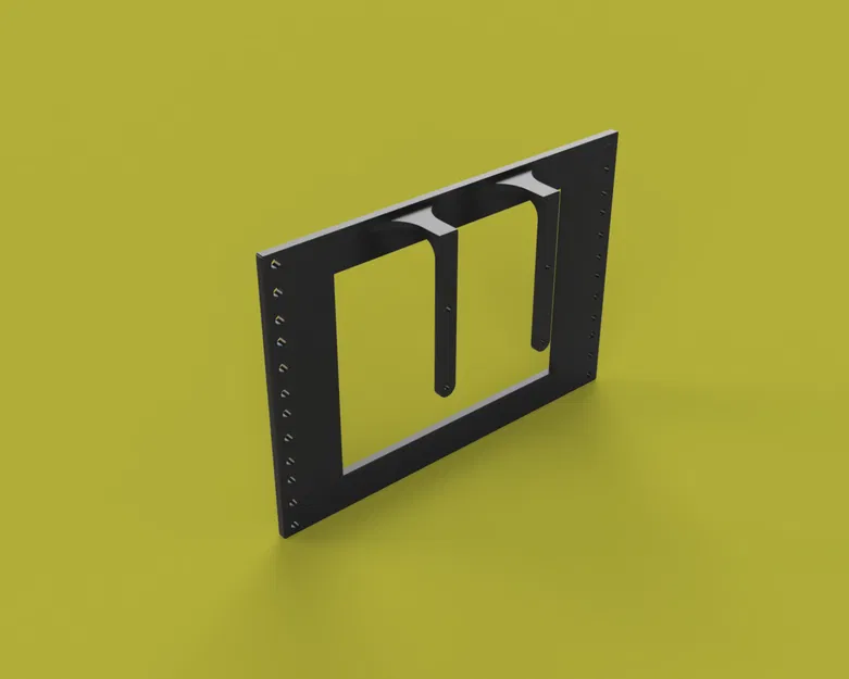 Giá treo màn hình VGA cho tủ Rack 10 inch - Image 1