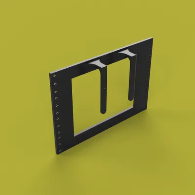 Giá treo màn hình VGA cho tủ Rack 10 inch