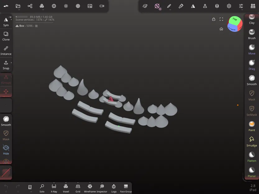 Mô hình răng gấu mèo (Raccoon Fursuit teeth) cho bộ đồ thú - Image 1