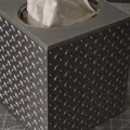 Hộp đựng khăn giấy trang trí, cỡ nhỏ (Họa tiết Diamond Plate) - Thumbnail 4