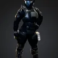Mô hình 3D nữ chiến binh Halo: ODST Girl chi tiết - Thumbnail 1