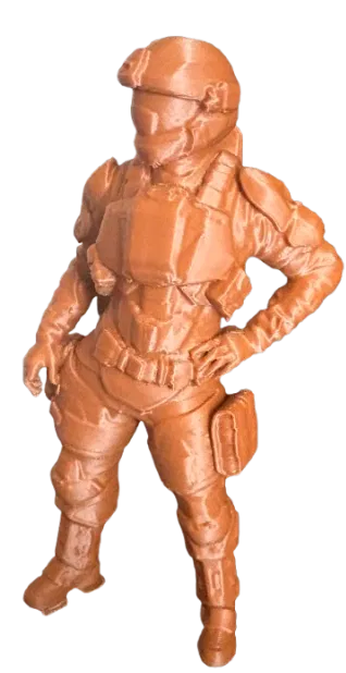 Mô hình 3D nữ chiến binh Halo: ODST Girl chi tiết - Image 3