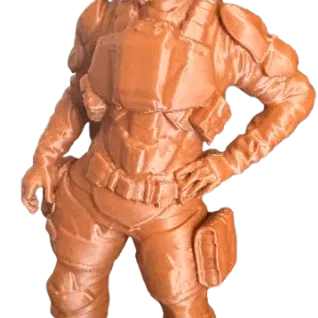 Mô hình 3D nữ chiến binh Halo: ODST Girl chi tiết