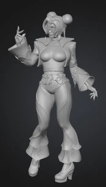 Mô hình 3D Invisible Woman phong cách Disco Revolution (Marvel Rivals) - Image 2