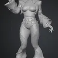 Mô hình 3D Invisible Woman phong cách Disco Revolution (Marvel Rivals) - Thumbnail 2