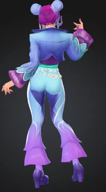 Mô hình 3D Invisible Woman phong cách Disco Revolution (Marvel Rivals) - Image 4