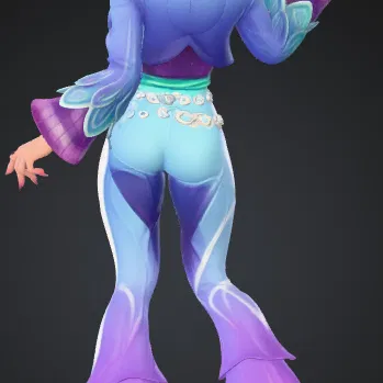 Mô hình 3D Invisible Woman phong cách Disco Revolution (Marvel Rivals)