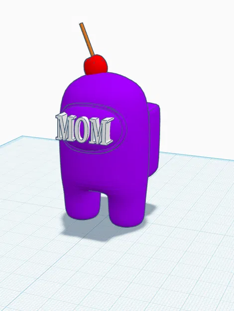 Mô hình 3D nhân vật Among Us phiên bản mẹ tuyệt vời (Mom) - Image 1