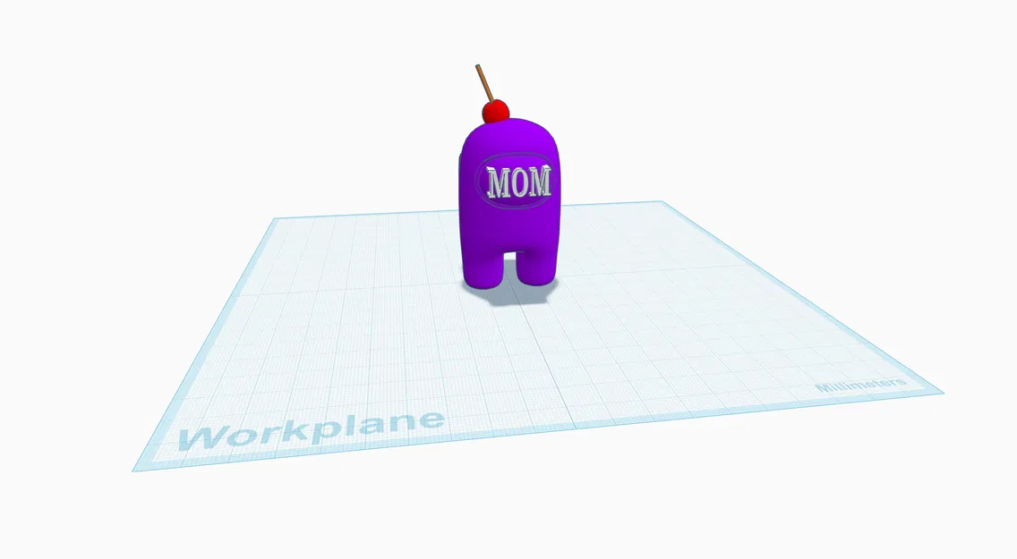 Mô hình 3D nhân vật Among Us phiên bản mẹ tuyệt vời (Mom) - Image 2