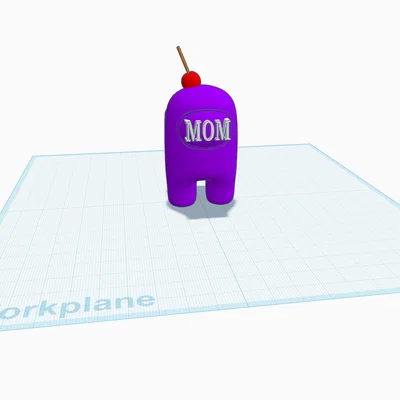 Mô hình 3D nhân vật Among Us phiên bản mẹ tuyệt vời (Mom)