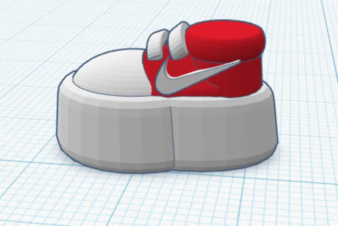 Mô hình trang trí giày sneaker phong cách Nike in 3D ấn tượng - Image 1