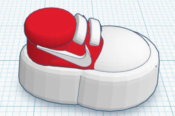 Mô hình trang trí giày sneaker phong cách Nike in 3D ấn tượng - Image 2