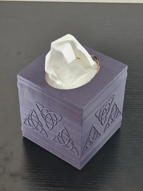 Vỏ Bọc Hộp Khăn Giấy Trang Trí (Thiết kế Celtic 2) - Image 1