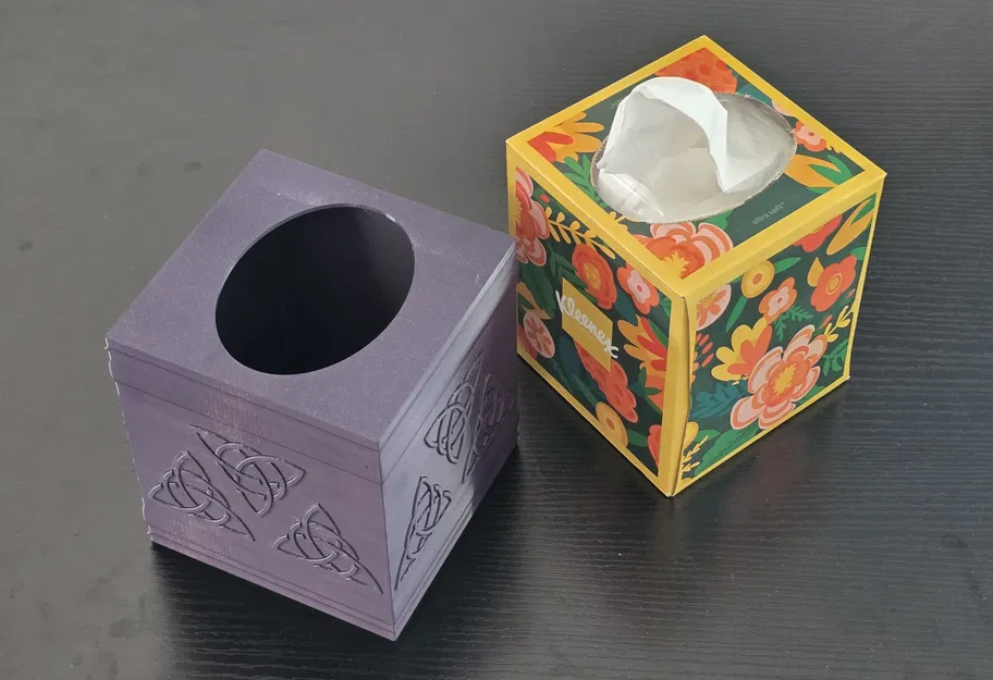 Vỏ Bọc Hộp Khăn Giấy Trang Trí (Thiết kế Celtic 2) - Image 2