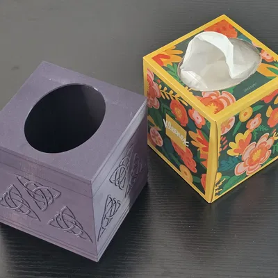 Vỏ Bọc Hộp Khăn Giấy Trang Trí (Thiết kế Celtic 2)