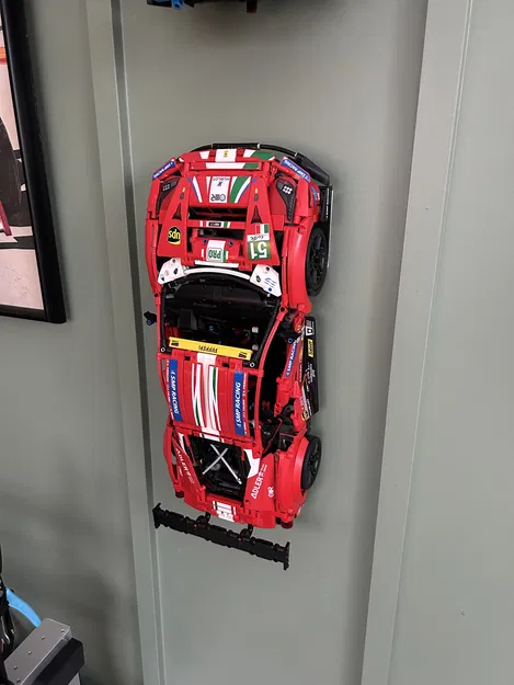 Giá treo tường cho mô hình LEGO Technic 42125 Ferrari 488 GTE - Image 2