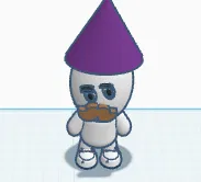 Mô hình chú lùn (Gnome) trang trí vườn in 3D cực dễ thương - Image 1