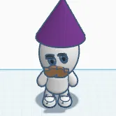 Mô hình chú lùn (Gnome) trang trí vườn in 3D cực dễ thương