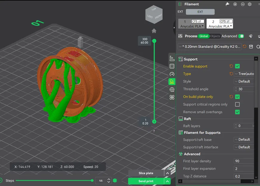 Mô hình mâm xe Dually cực chi tiết dùng để trang trí - Image 1