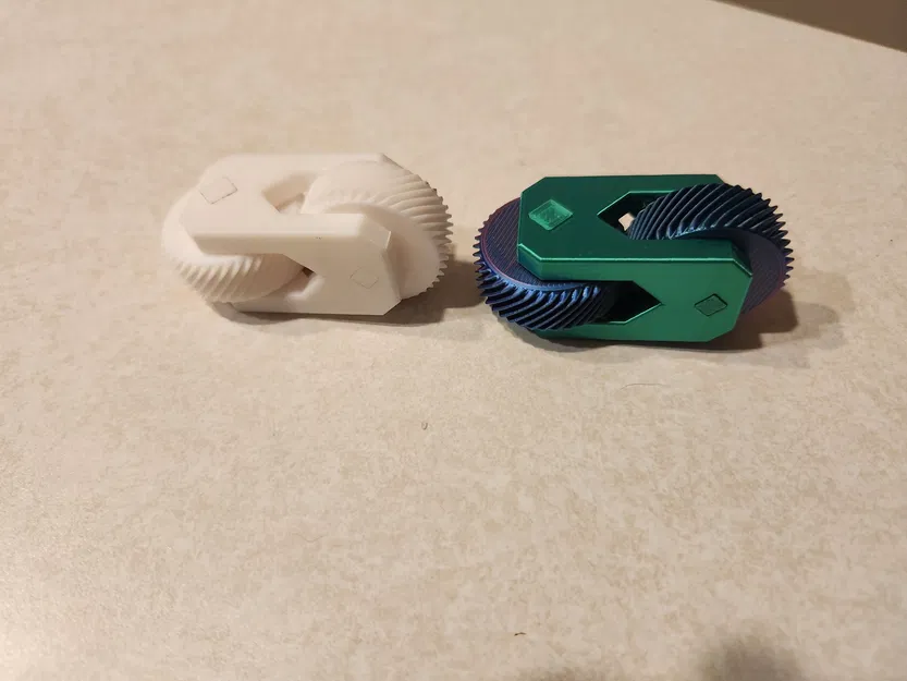 Đồ chơi Fidget bánh răng xoắn 90 độ - Image 1