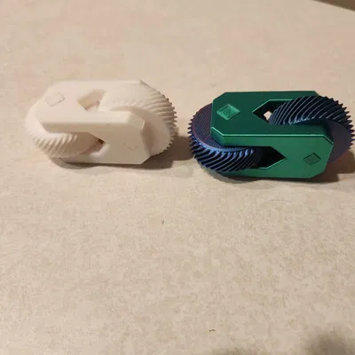 Đồ chơi Fidget bánh răng xoắn 90 độ