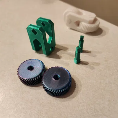 Đồ chơi Fidget bánh răng xoắn 90 độ