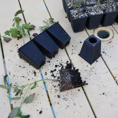 Khay ươm hạt giống Parametric có thể tách rời (F3D + Mã nguồn mở)