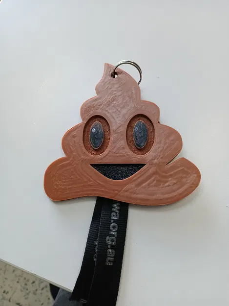 Thẻ đi vệ sinh hình emoji Poop - Image 2