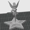 Mô hình Tinker Bell in 3D trên đế ngôi sao dễ thương - Thumbnail 1