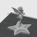 Mô hình Tinker Bell in 3D trên đế ngôi sao dễ thương - Thumbnail 2