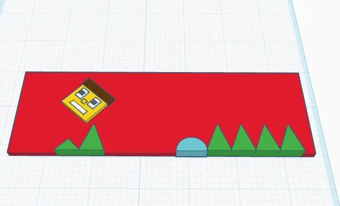 Mô hình trang trí Geometry Dash - Tái hiện khung cảnh game kinh điển - Image 1