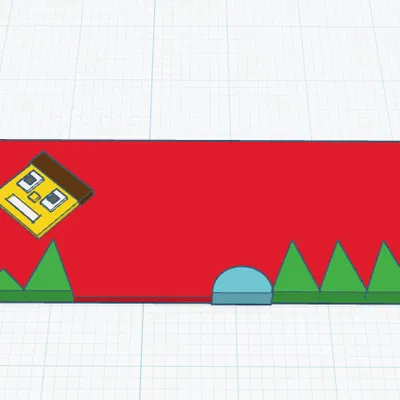 Mô hình trang trí Geometry Dash - Tái hiện khung cảnh game kinh điển