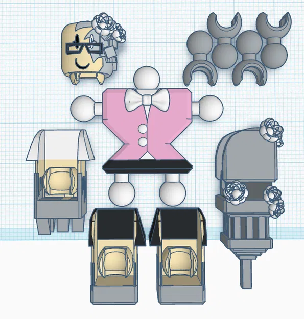 Mô hình nhân vật Roblox Articulated Gemathia - Daughters of the ARG - Image 7