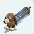 Mô hình chú chó lò xo (Slinky dog) độc đáo cho máy in 3D - Thumbnail 1